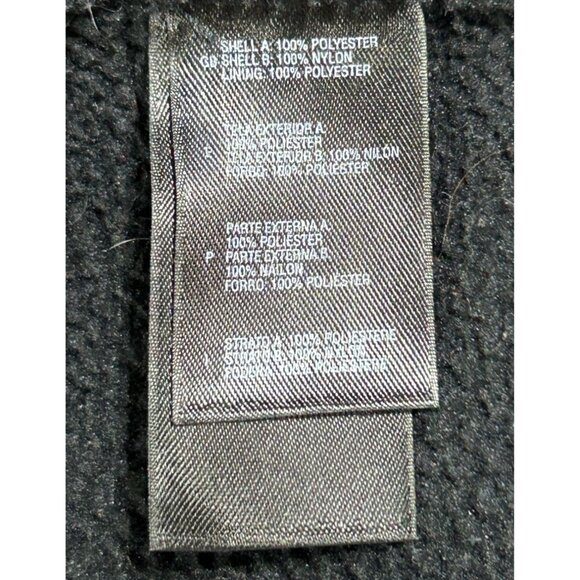 The North Face Men's Black Grey Salinas Mixed Media Jacket Fleece Size XXL 3037 - Picture 7 of 9